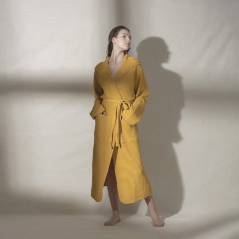 Buldan's-Bohem Bornoz-Mango Sarı