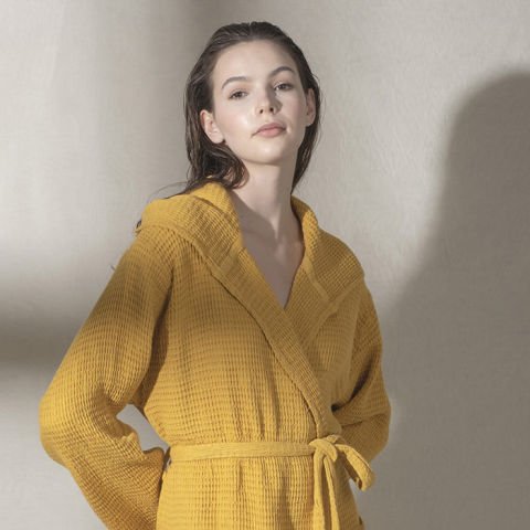 Buldan's-Bohem Bornoz-Mango Sarı