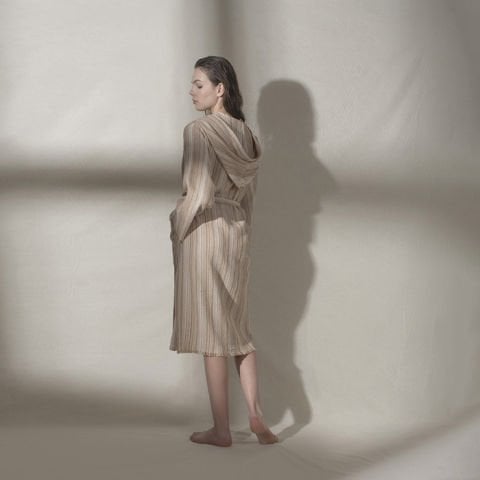 Buldan's-Adel Mını Waffle Bornoz-Tutun