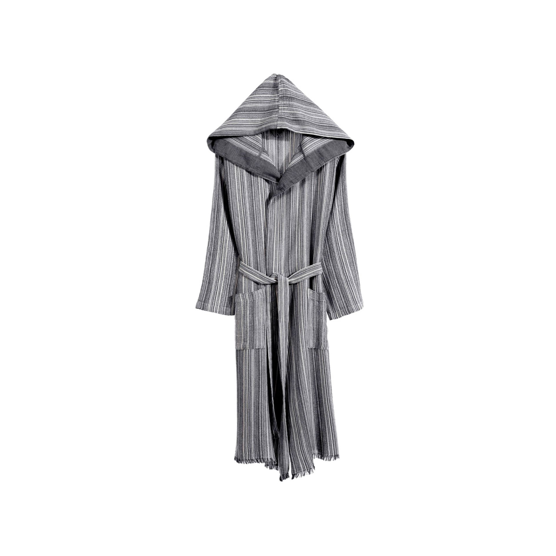 Buldan's-Adel Mını Waffle Bornoz-Siyah