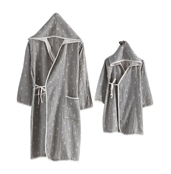 Buldan's-Ivy Müslin Bornoz-Antrasit