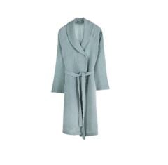 Buldan's-Suri Mini Waffle Bornoz-Çelik Gri