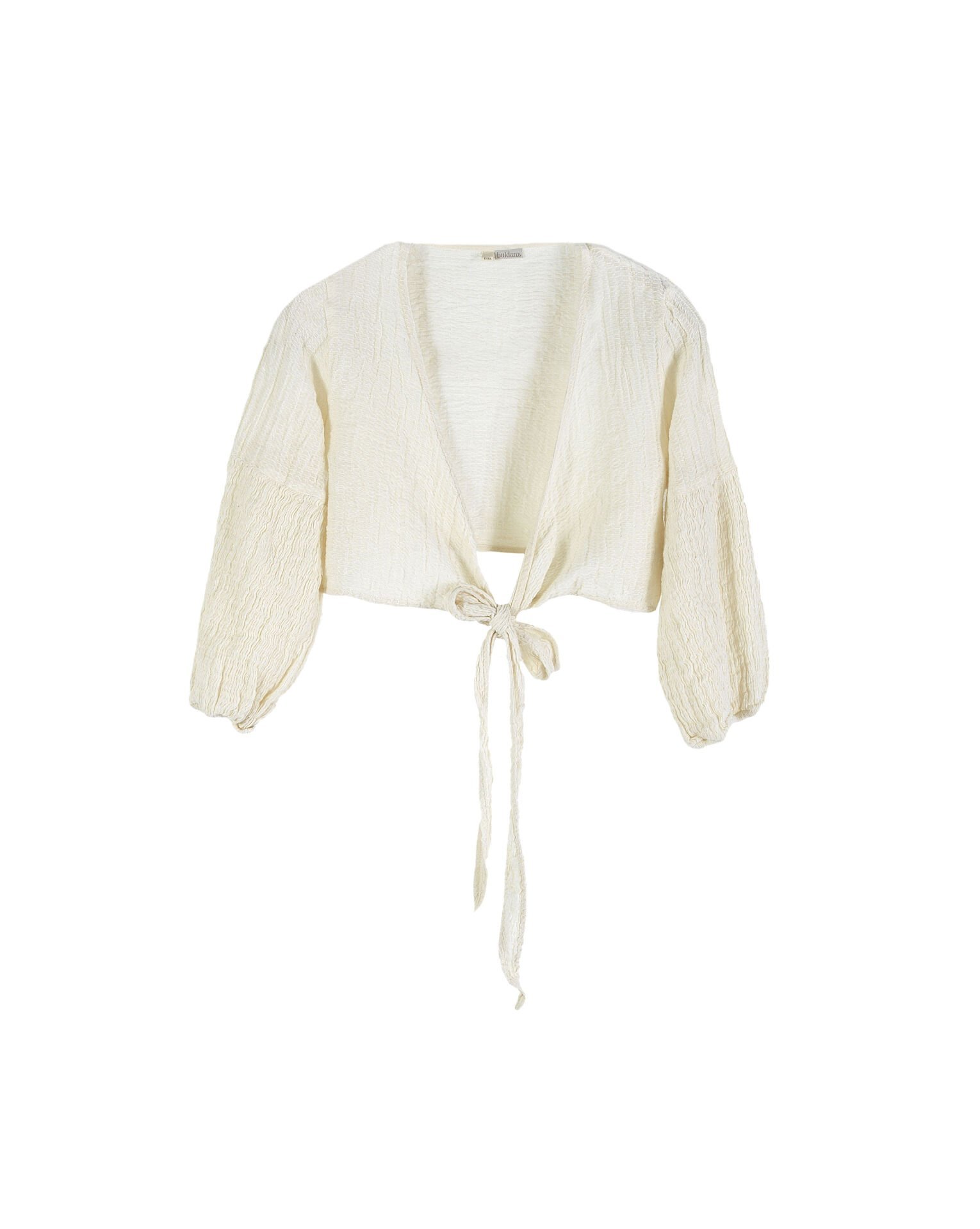 Buldan's-Ada Crop-Beyaz