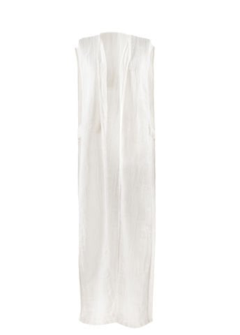 Buldan's-Bari Yelek Elbise-Off White