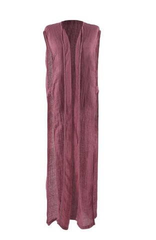 Buldan's-Bari Yelek Elbise-Rustik Bordo