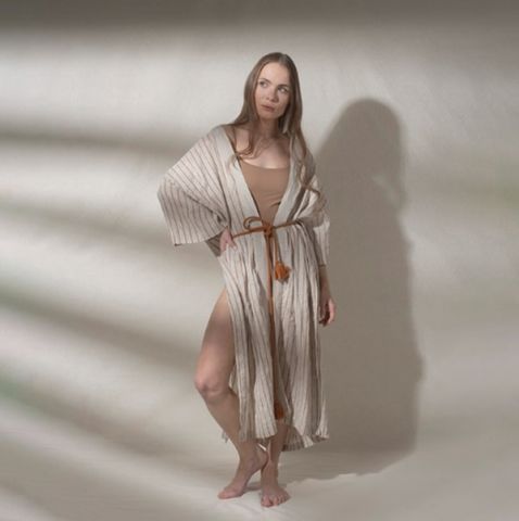 Buldan's-Beach Kimono-Lacivert