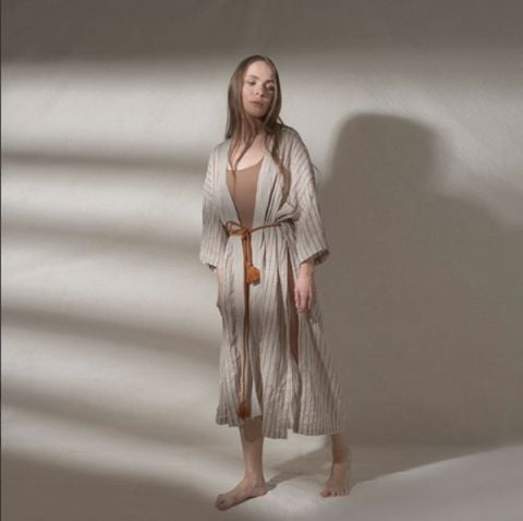 Buldan's-Beach Kimono-Lacivert