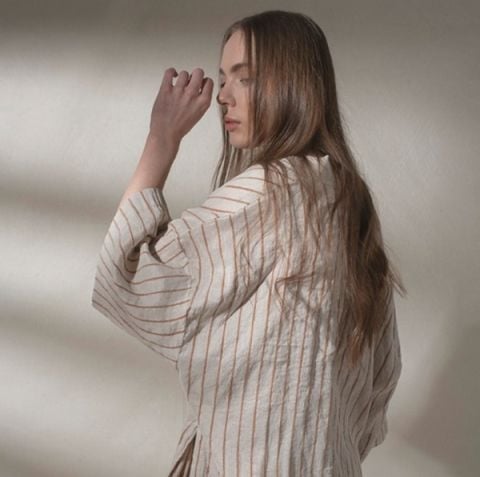 Buldan's-Beach Kimono-Lacivert