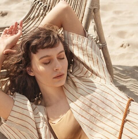 Buldan's-Beach Kımono-Rustik Bordo