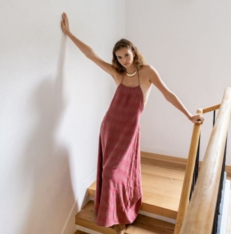 Buldan's-Marisa Elbise-Rustik Bordo