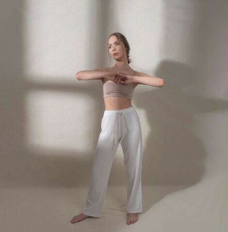 Buldan's-Marvel Kadın Pantolon-Off White