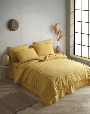 Buldan's-Bürümcük Nevresim Takımı Ç.K-Hardal