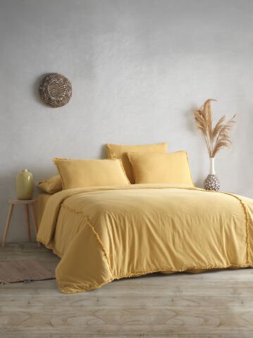 Buldan's-Bürümcük Nevresim Takımı Ç.K-Hardal