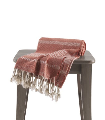 Buldan's-Como Peştemal -Loş Kırmızı