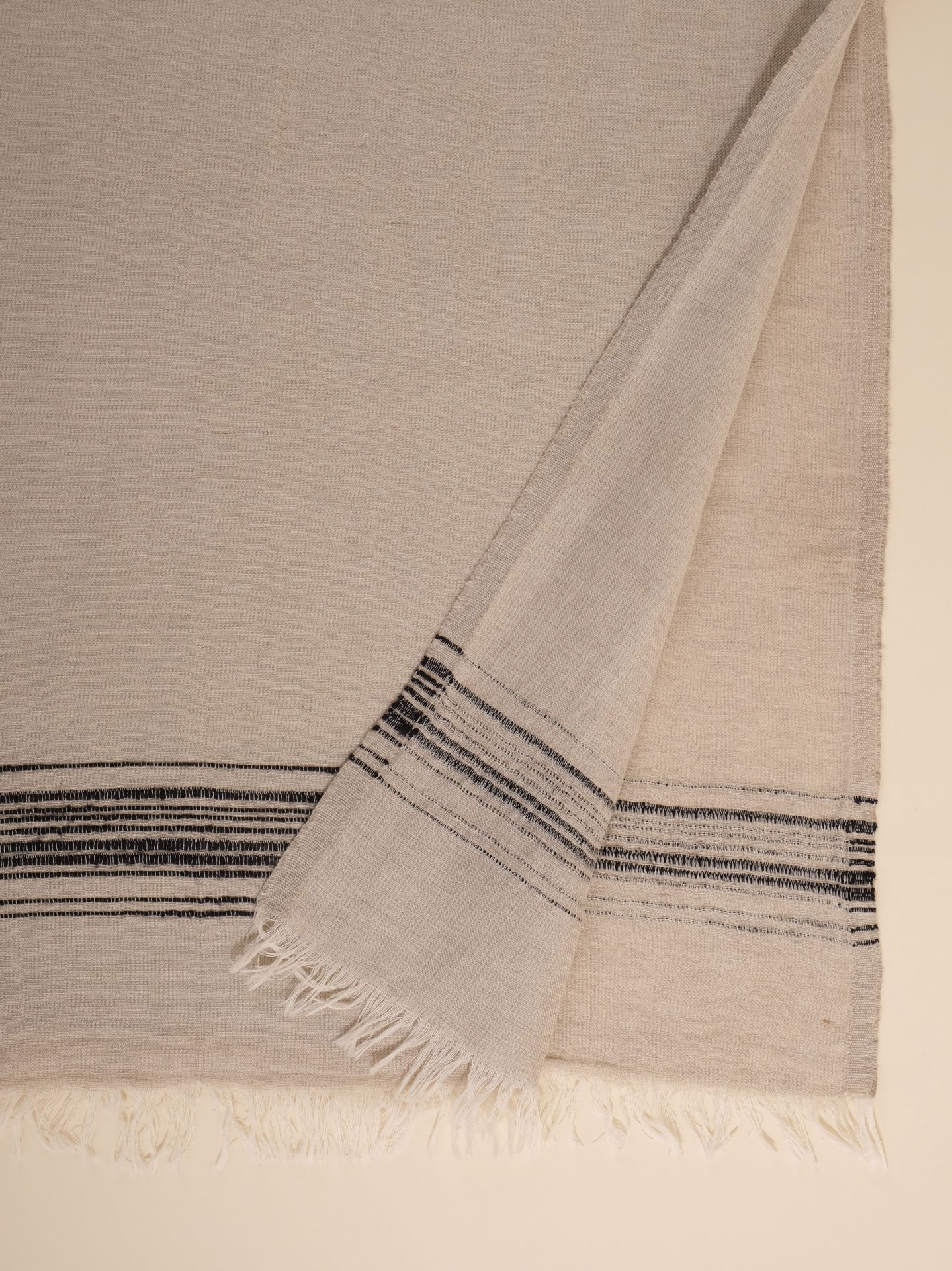 Buldan's-Marl Peştemal-Bej/Siyah