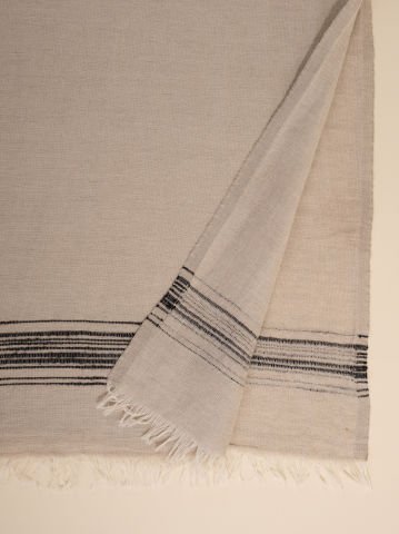 Buldan's-Marl Peştemal-Bej/Siyah