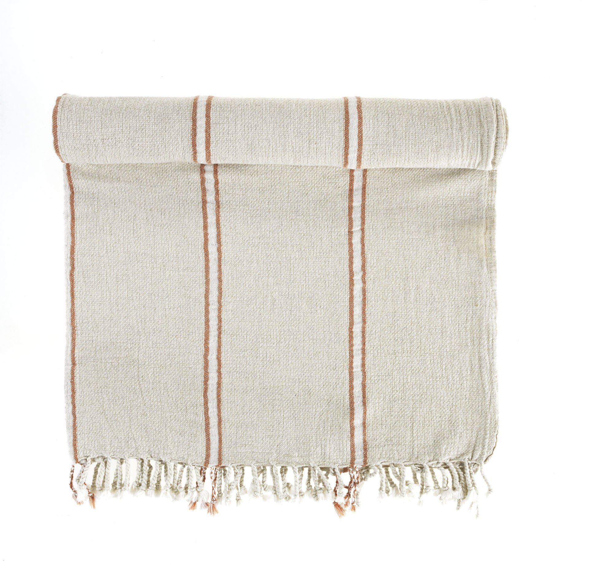 Buldan's-Smyrna Peştemal-Off White/Terra