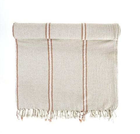 Buldan's-Smyrna Peştemal-Off White/Terra