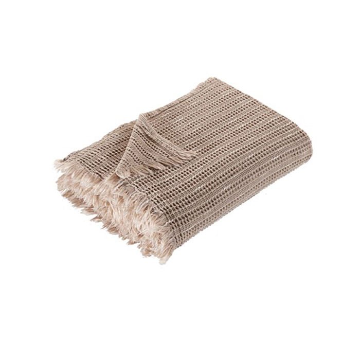 Buldan's-Fresco Yatak Örtüsü-Bej Melanj